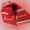 Корпоративный стиль: галстук и платок с логотипом Альфа банка. Производство F.Frantelli